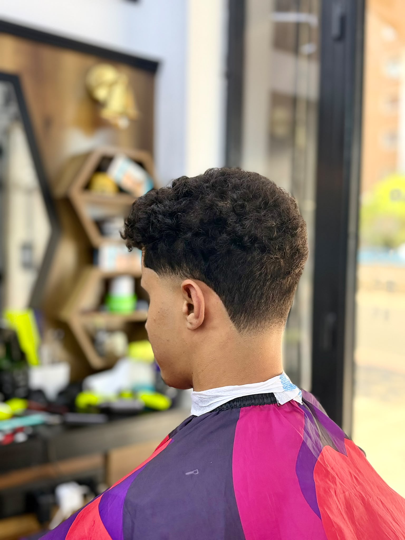 Degradado en Barbería Victoria