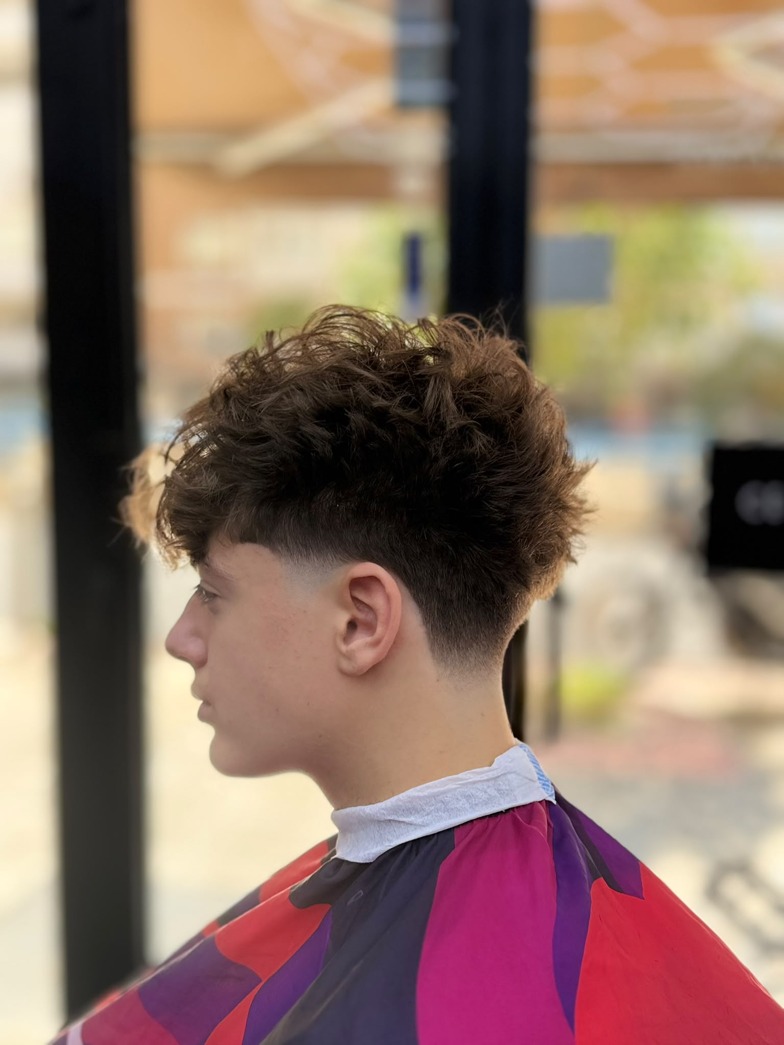 Degradado en Barbería Victoria